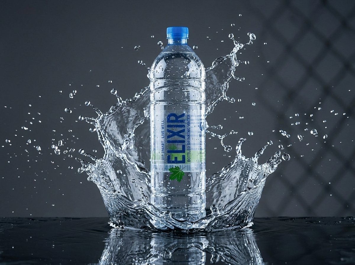 Elixir 1.5 litre bottled drinking water prepared for family and office delivery