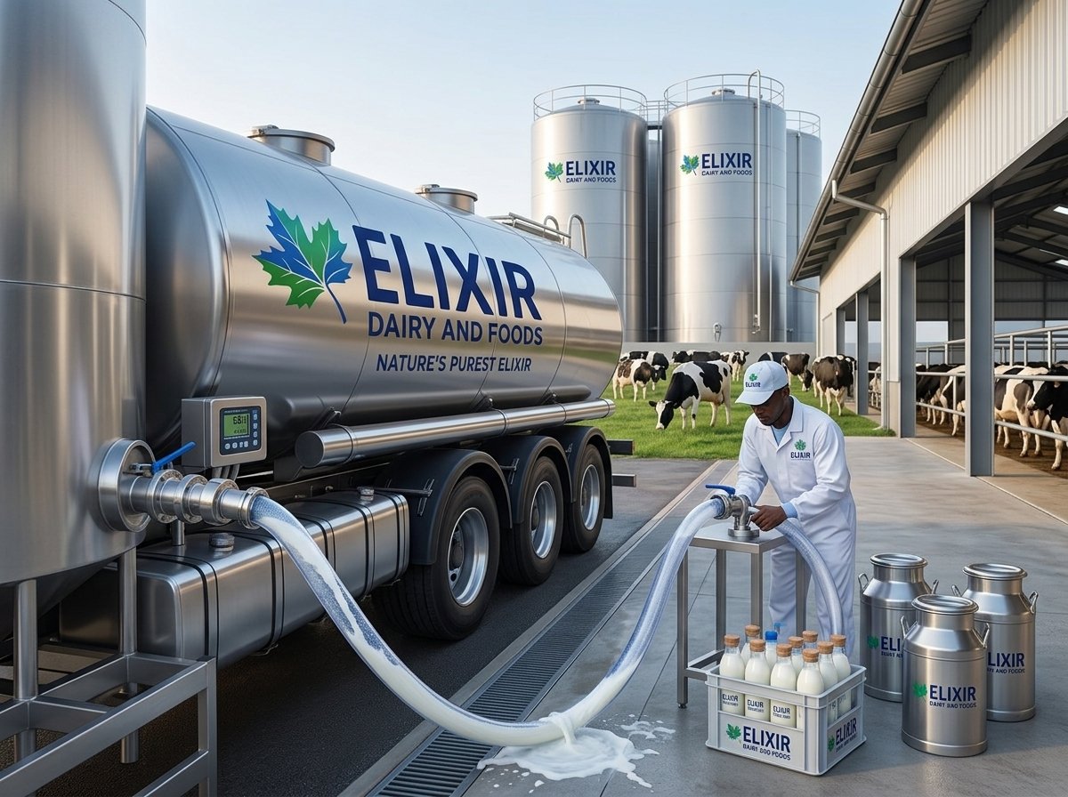 Elixir Dairy and Foods milk collection and handling facility